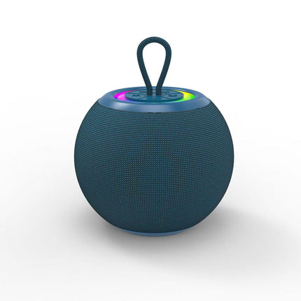 Fabric Round RGB Light Portable Bluetooth Speaker