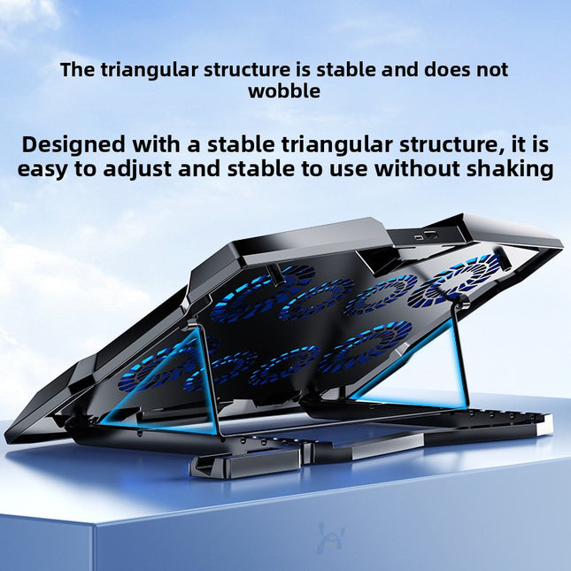 Laptop Cooling Pad with 4 Fans Foldable Stand