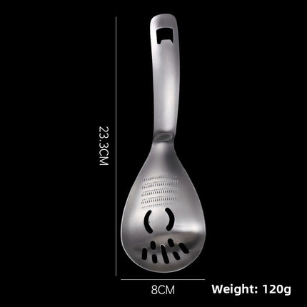 Stainless steel grinding spoon
