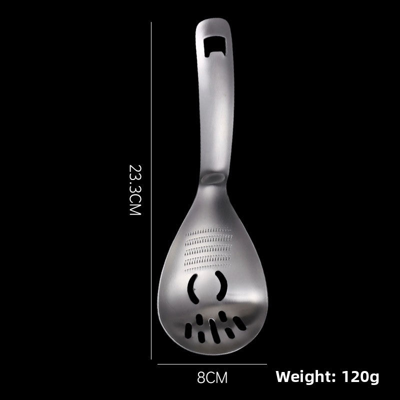 Stainless steel grinding spoon
