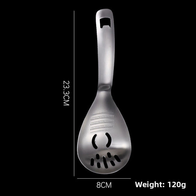 Stainless steel grinding spoon