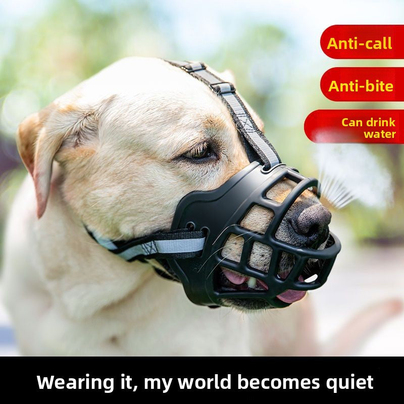Anti-bite and anti-eating muzzles for large and medium-sized dogs