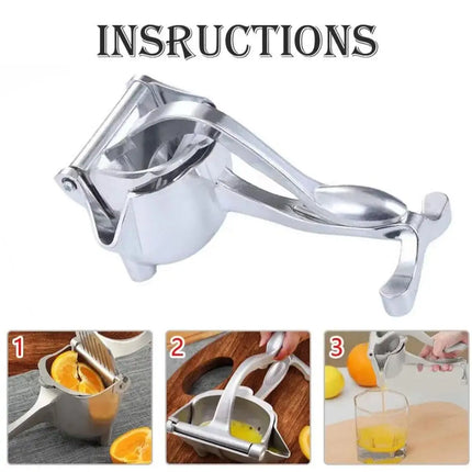 Heavy-Duty Aluminum Manual Fruit and Citrus Juicer Press