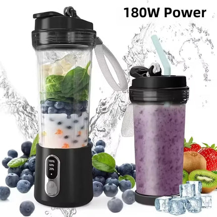 180W USB Rechargeable Portable Blender – 4000mAh