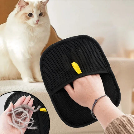 Washable Static Pet Hair Removal Glove for Furniture and Clothing