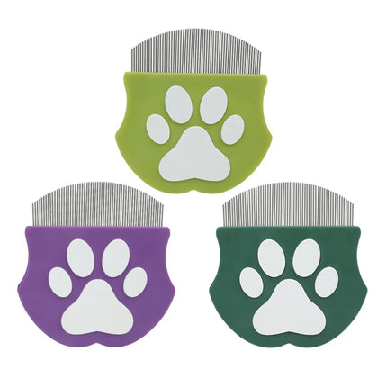 Mini Curved Flea and Detangling Comb for Cats and Dogs