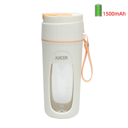 8-Blade Rechargeable Portable Smoothie Blender – 3000mAh