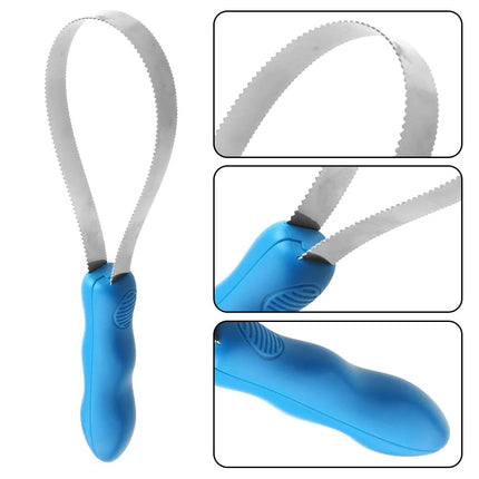 Stainless Steel Loop Shedding Blade for Long-Hair Dogs