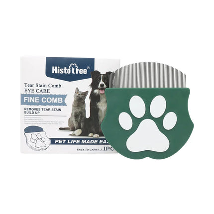 Mini Curved Flea and Detangling Comb for Cats and Dogs
