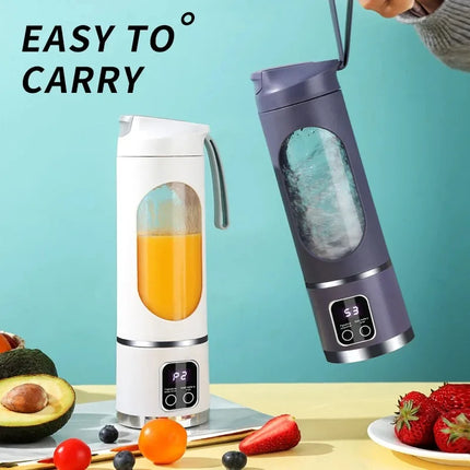 450ml Rechargeable Portable Blender with Digital Display