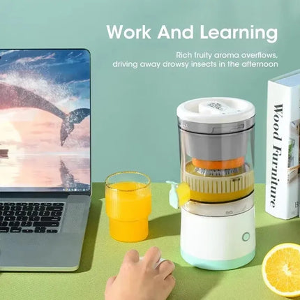 USB Rechargeable Automatic Citrus Juicer with Pulp Separator