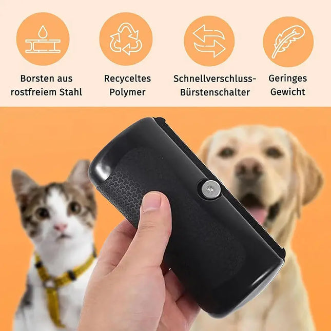 Ergonomic Pet Deshedding and Grooming Brush