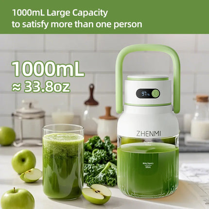 33oz USB-C Rechargeable 12-Blade Portable Blender