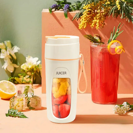 8-Blade Rechargeable Portable Smoothie Blender – 3000mAh