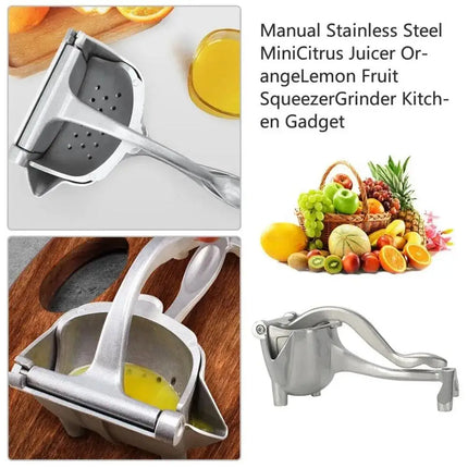 Heavy-Duty Aluminum Manual Fruit and Citrus Juicer Press