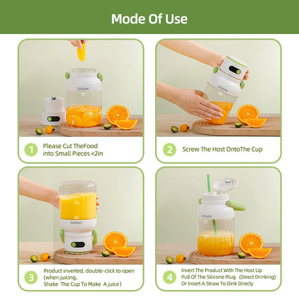 33oz USB-C Rechargeable 12-Blade Portable Blender