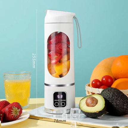 450ml Rechargeable Portable Blender with Digital Display