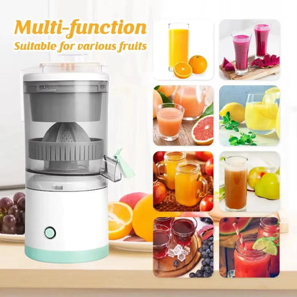USB Rechargeable Automatic Citrus Juicer with Pulp Separator