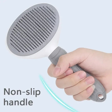 Self-Cleaning Slicker Brush for Dogs and Cats