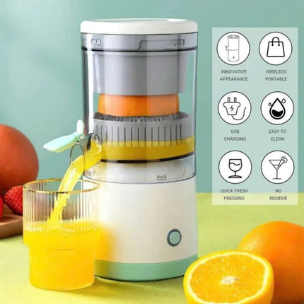 USB Rechargeable Automatic Citrus Juicer with Pulp Separator