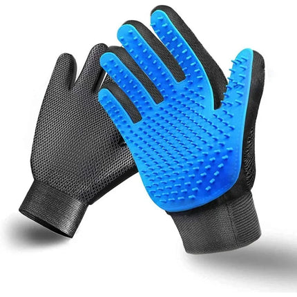 Pair of Pet Grooming and Bathing Gloves for Dogs and Cats