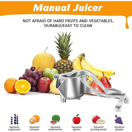 Heavy-Duty Aluminum Manual Citrus Juicer Press