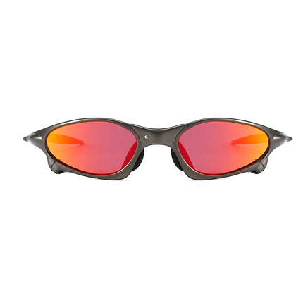 Metal Oval Polarized Sunglasses