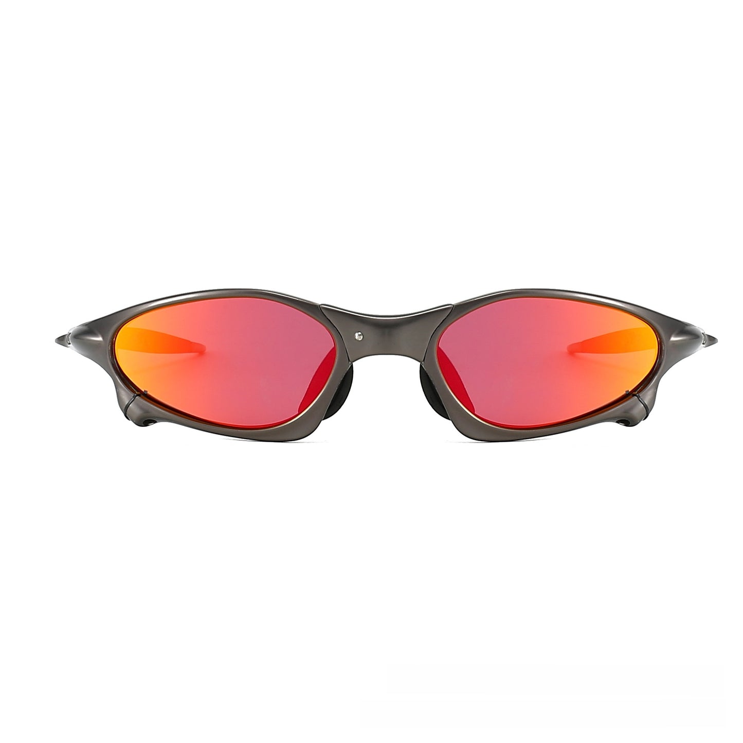 Metal Oval Polarized Sunglasses