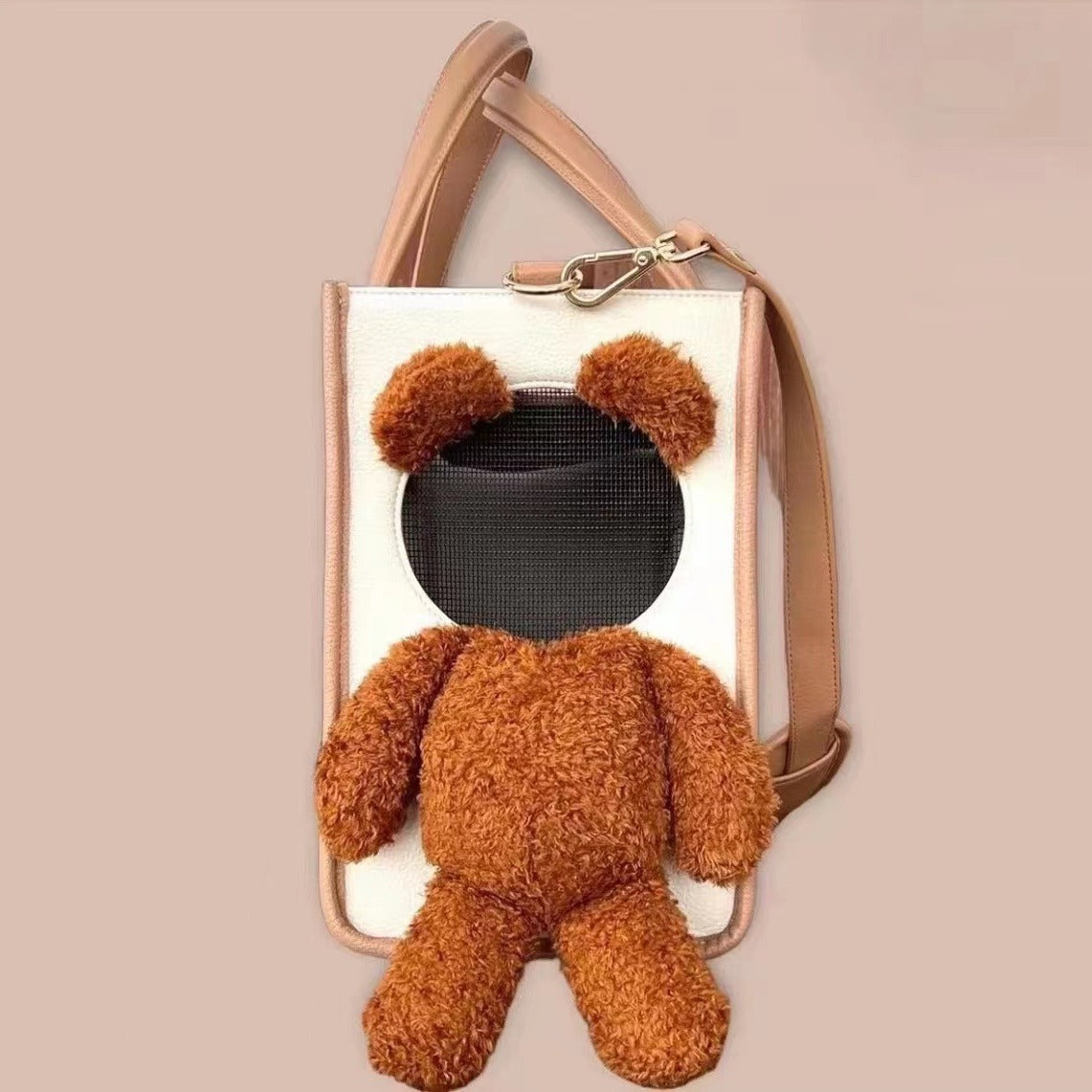 Pet Carrier Bag with Exposed Head Design