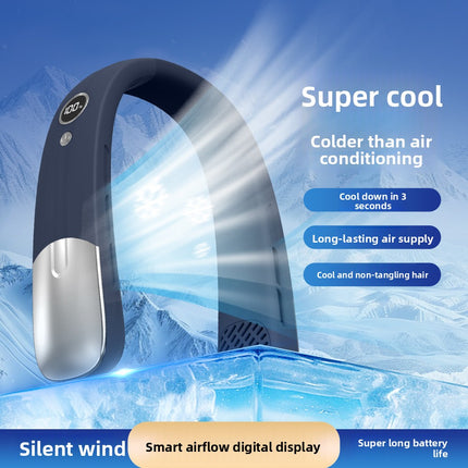 USB Rechargeable Bladeless Neck Fan