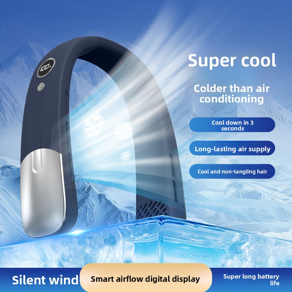 USB Rechargeable Bladeless Neck Fan