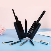 مجموعة تجميل تتضمن ظلال العيون، أحمر الخدود، وأحمر الشفاه