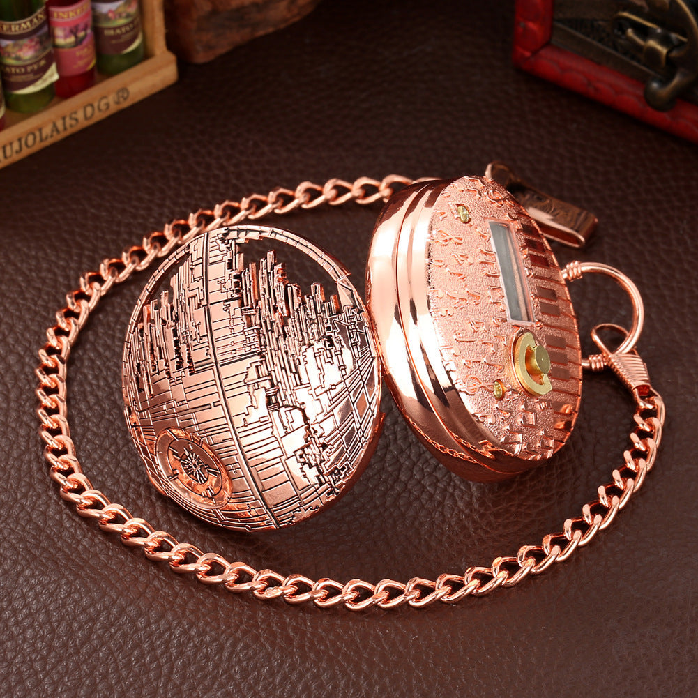 Music box watch flip