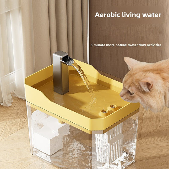 Pet cat water fountain