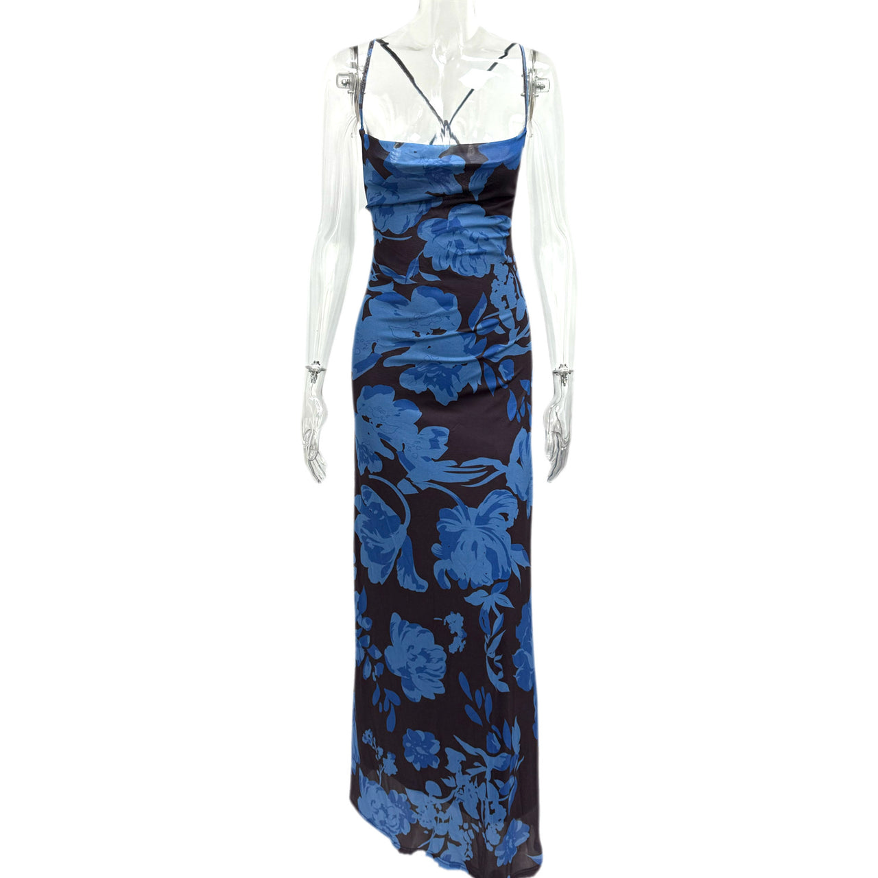 New Stylish Sleeveless Slip Dress With A Chic Print