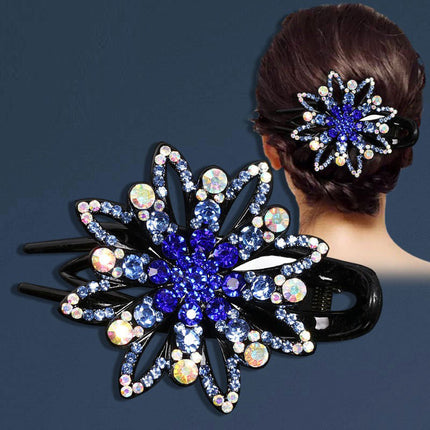 Gradual hair curling clips