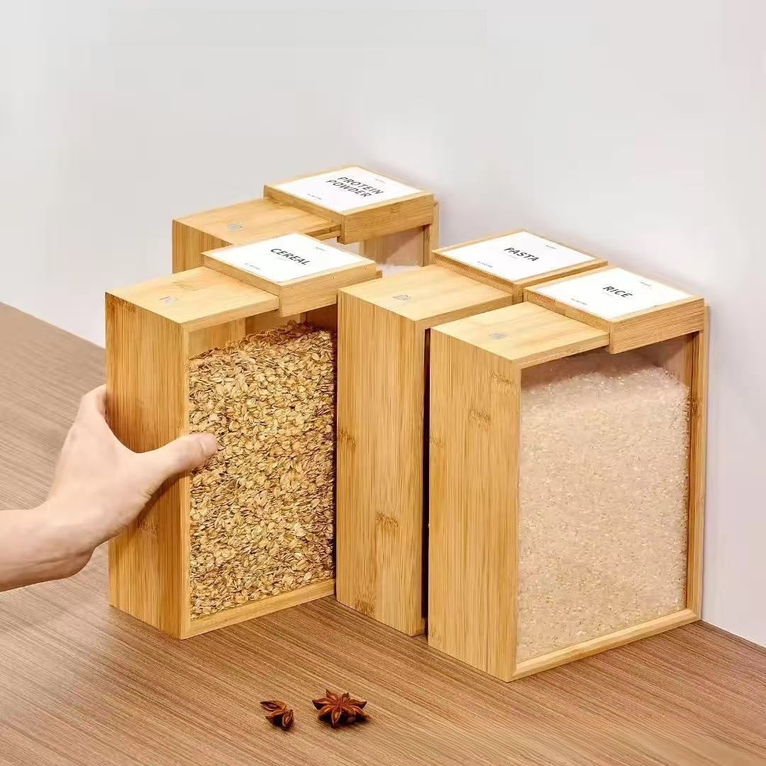 Multifunctional wooden storage box for home use