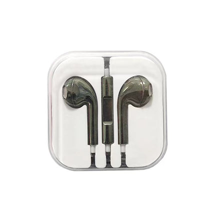 Semi-In-Ear Wired Headphones with Microphone and Bass Sound