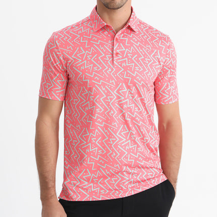 Mens Quick-Dry Golf Polo Shirt