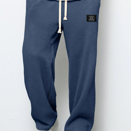 Mens Loose Fit Straight Leg Sweatpants