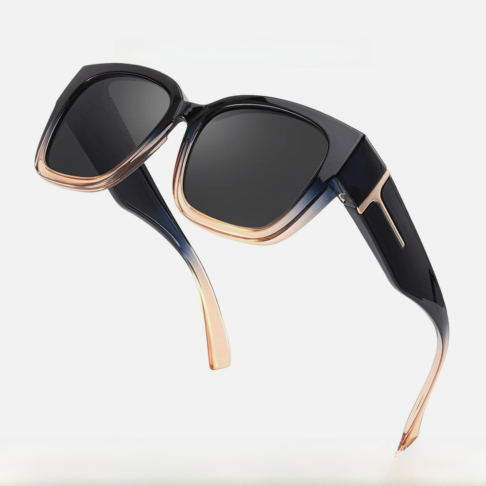 Fashion Square Polarized Sunglasses with UV Protection