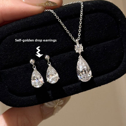 Water Drop Zircon Earrings