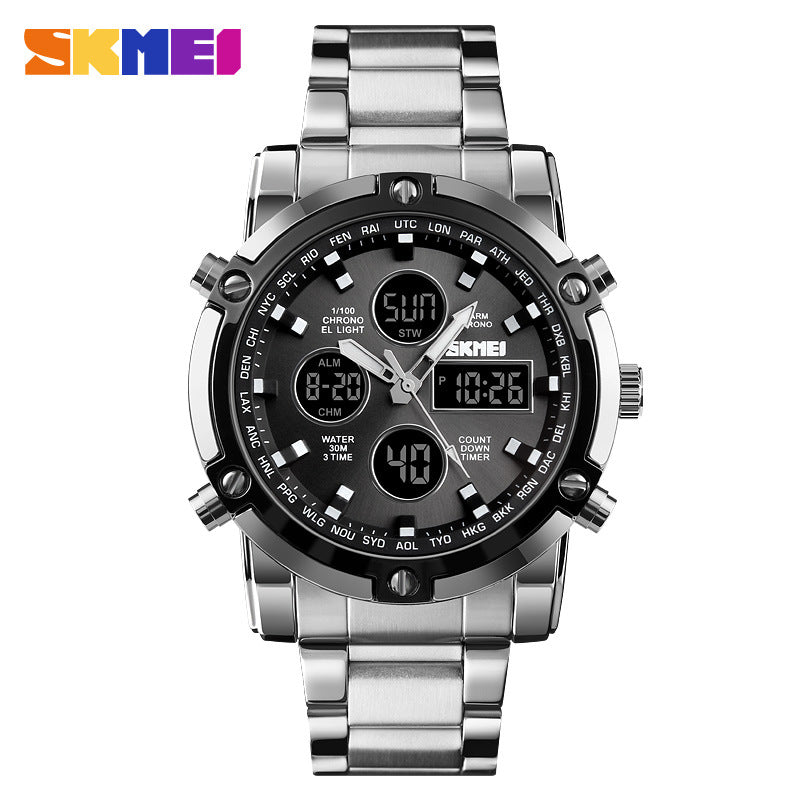 Multi Function Digital Analog Watch
