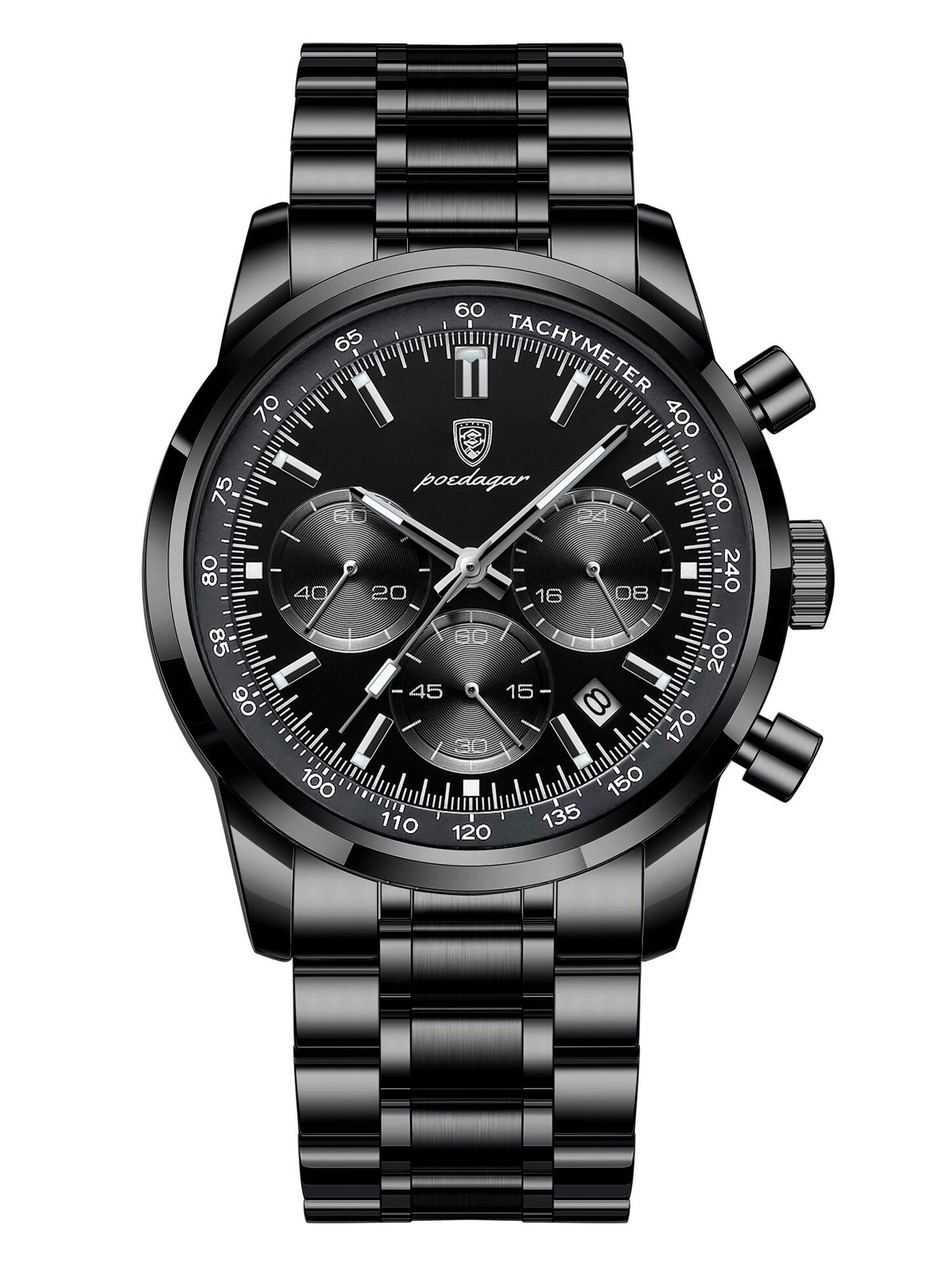 Mens Quartz Watch with Luminous Waterproof Features