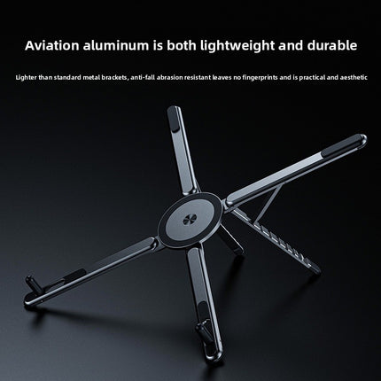 Magnetic Aluminum Alloy Folding Phone Stand Tripod