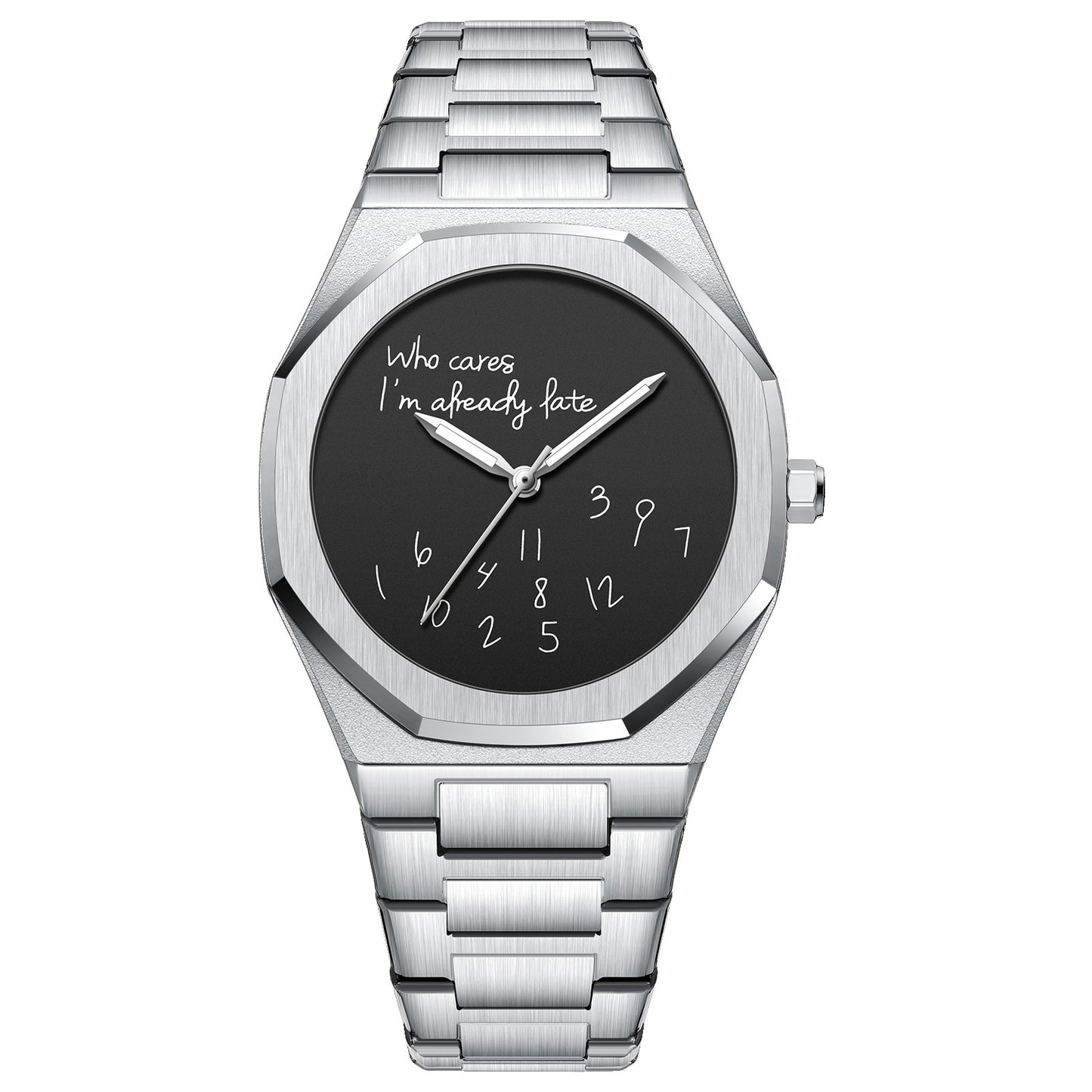 Octagonal Luminous Digital Mens Watch