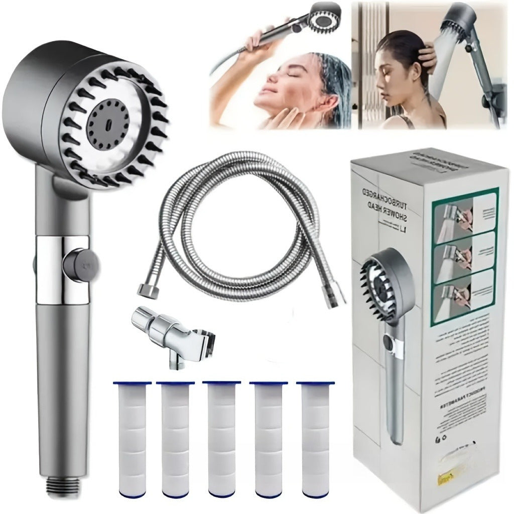Handheld Multi-Function Shower Head with Water Filter