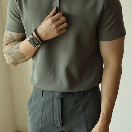 Mens Short Sleeve Cotton Polo Shirt