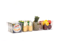 مجموعة صناديق ثلاجة مربعة مكونة من 4 قطع