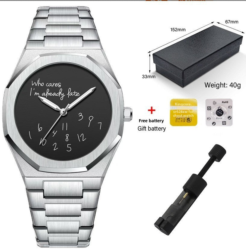 Octagonal Luminous Digital Mens Watch